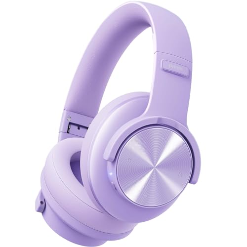 Picun B8 Wireless Bluetooth Headphones, 120H Playtime, 3EQ Modes, Purple